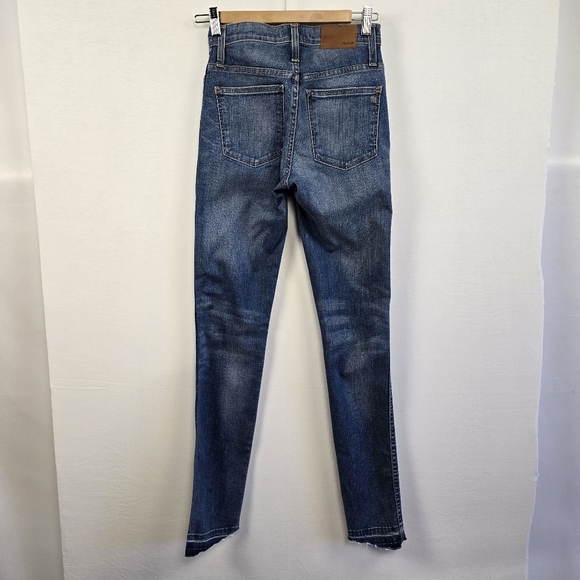 Madewell 10" High-Rise Skinny Jeans: Drop Step-Hem Edition Size 24 Tall NWT - Picture 10 of 16
